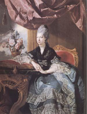 Johann Zoffany Queen Charlotte (mk25) Germany oil painting art